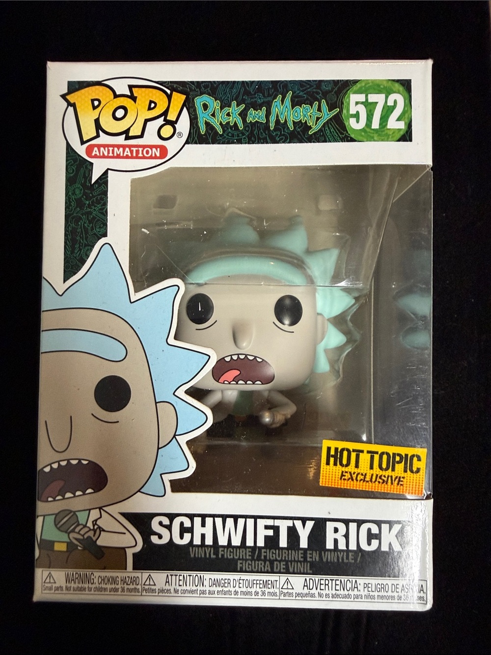 Funko Schwifty Rick Pop! Figure - Light Blue Hair